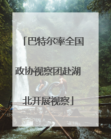巴特尔率全国政协视察团赴湖北开展视察